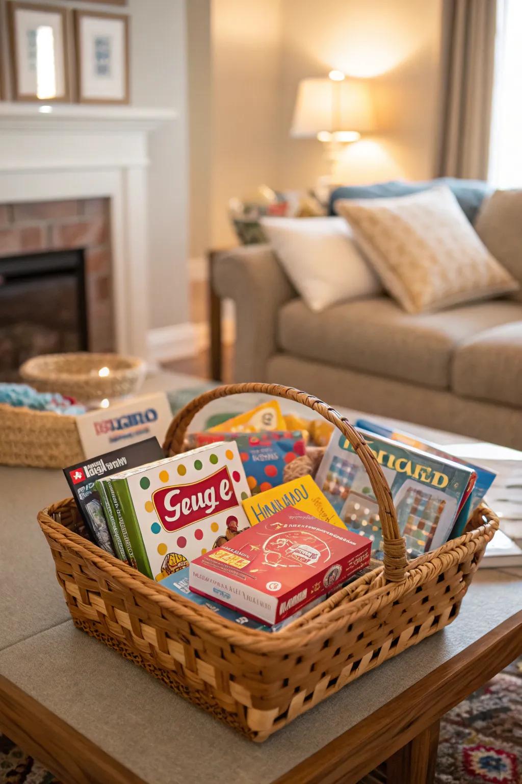 Encourage fun and connection with tabletop games in the Easter basket.
