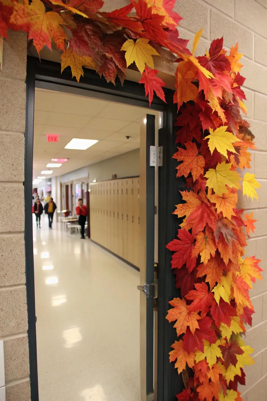 A striking display of maple leaves, encapsulating the enchantment of autumn.