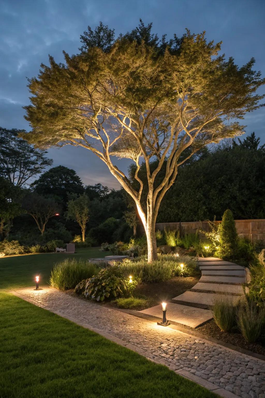 Eco-conscious lighting for a lasting garden gleam.