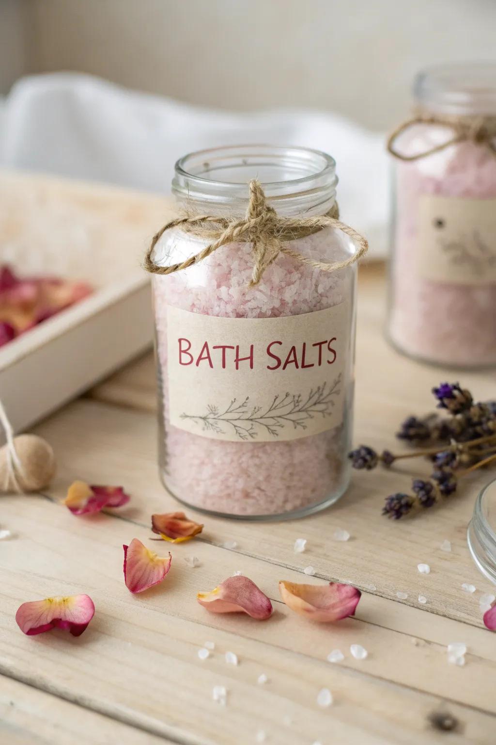 Transform bath time into a spa experience with these charming Soaking Salt Joy Vessels—an ideal Valentine's present that speaks of love and relaxation.