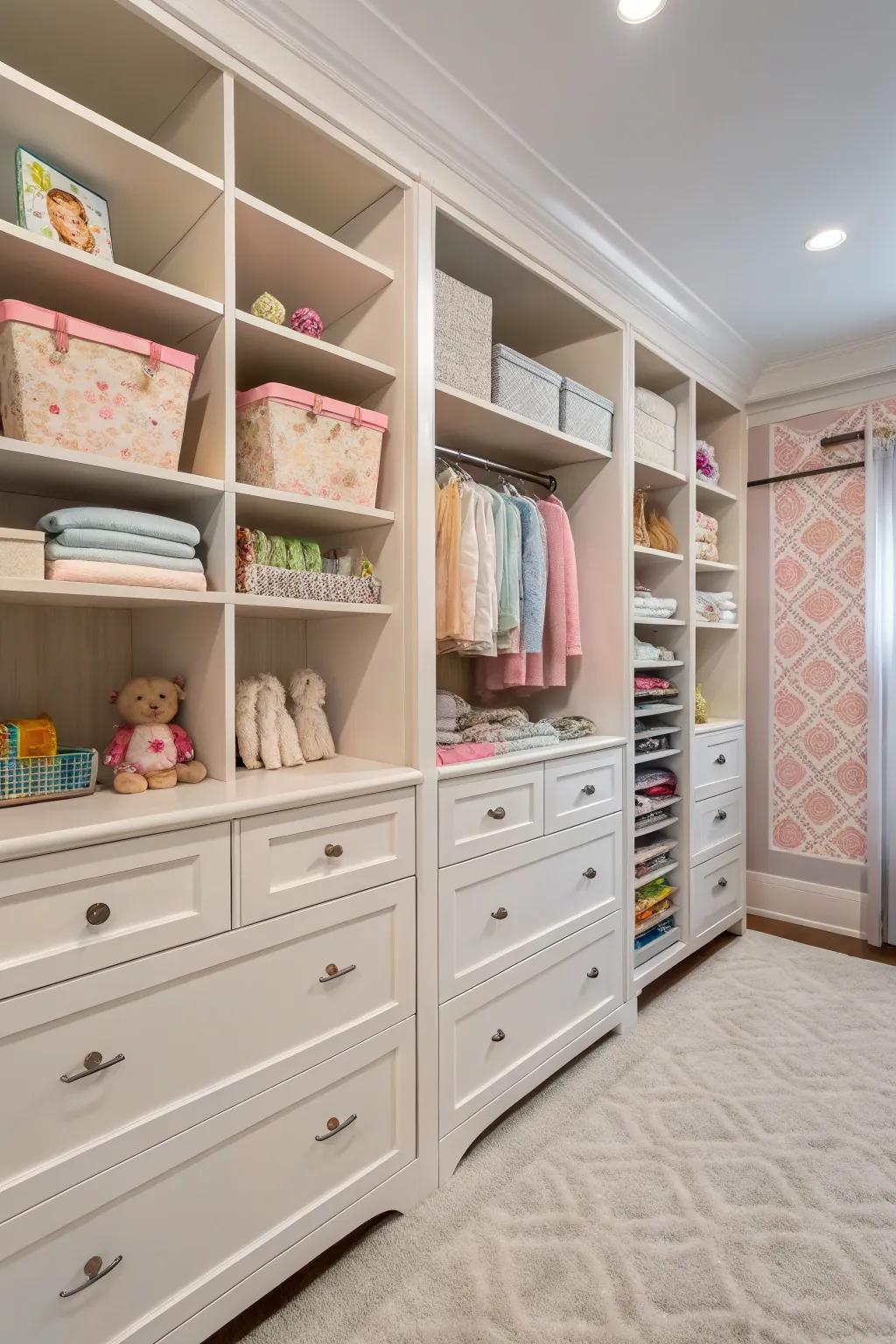 Bespoke built-ins efficiently optimize space.