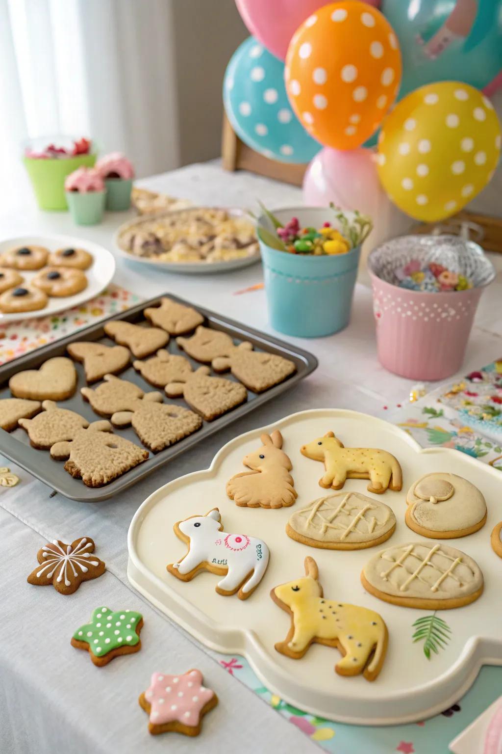 Creature shape molds inspire baking adventures.
