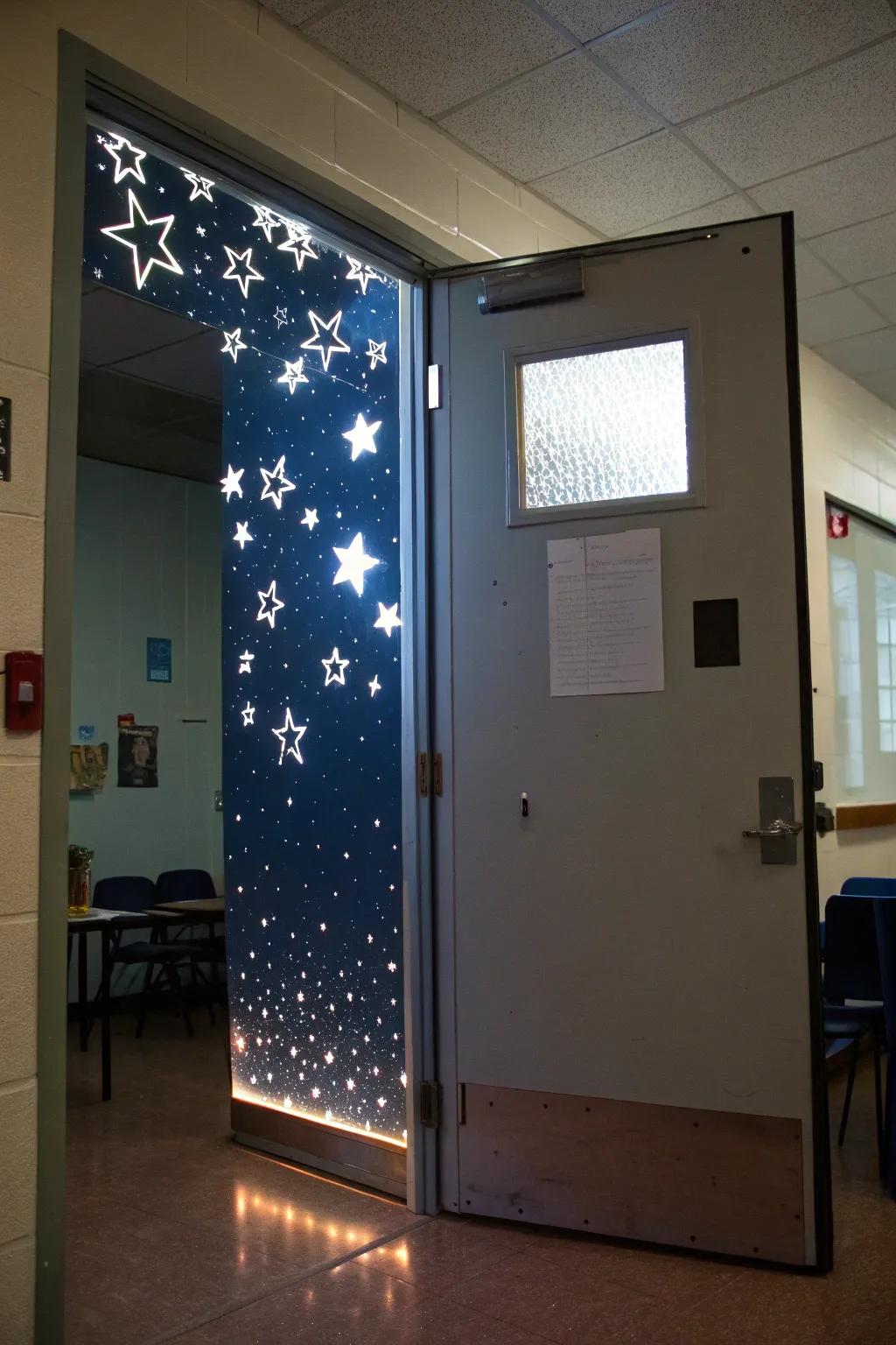 A peaceful and glimmering celestial canvas.