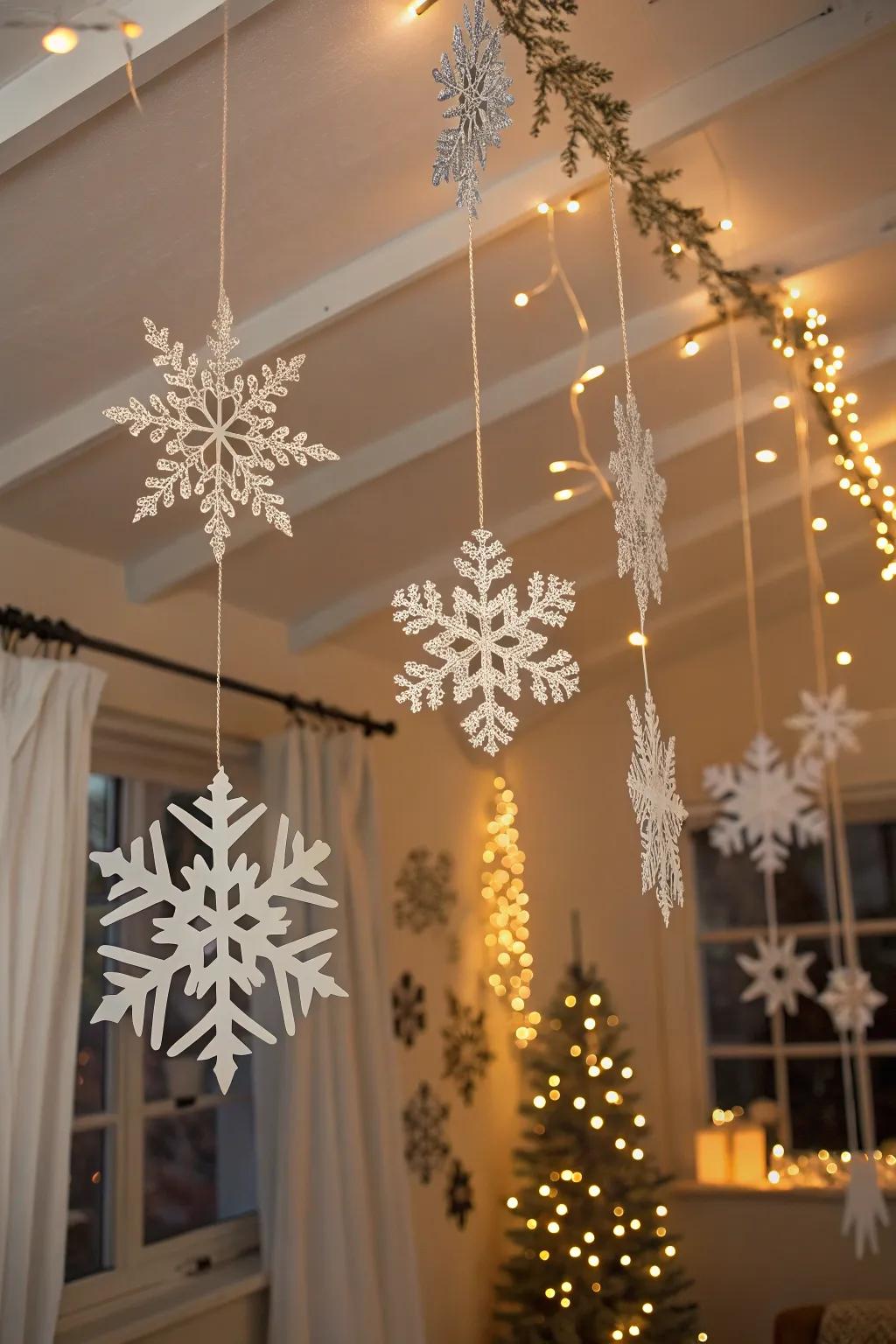 Assemble-it-yourself glacial mobiles for a personal nuance.