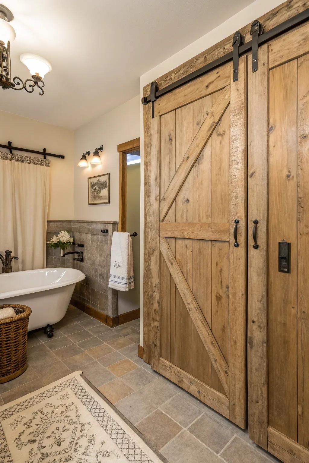 Seasoned timber puts forward a vintage charm able to match modern aesthetics.