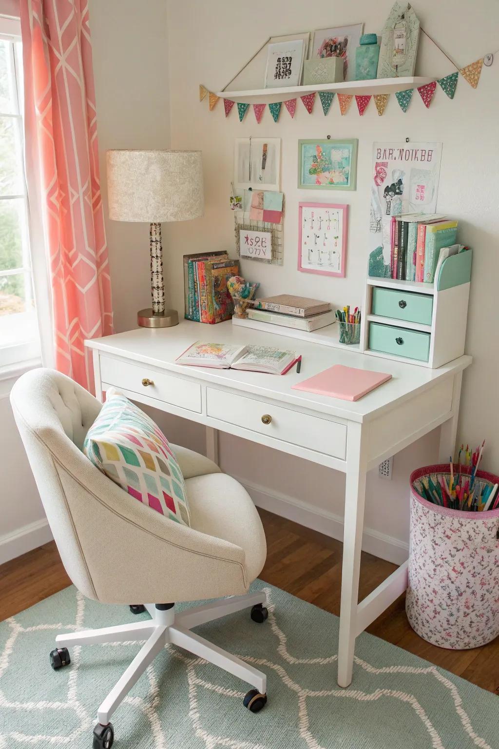 A well-designed learning area encourages focus and learning.