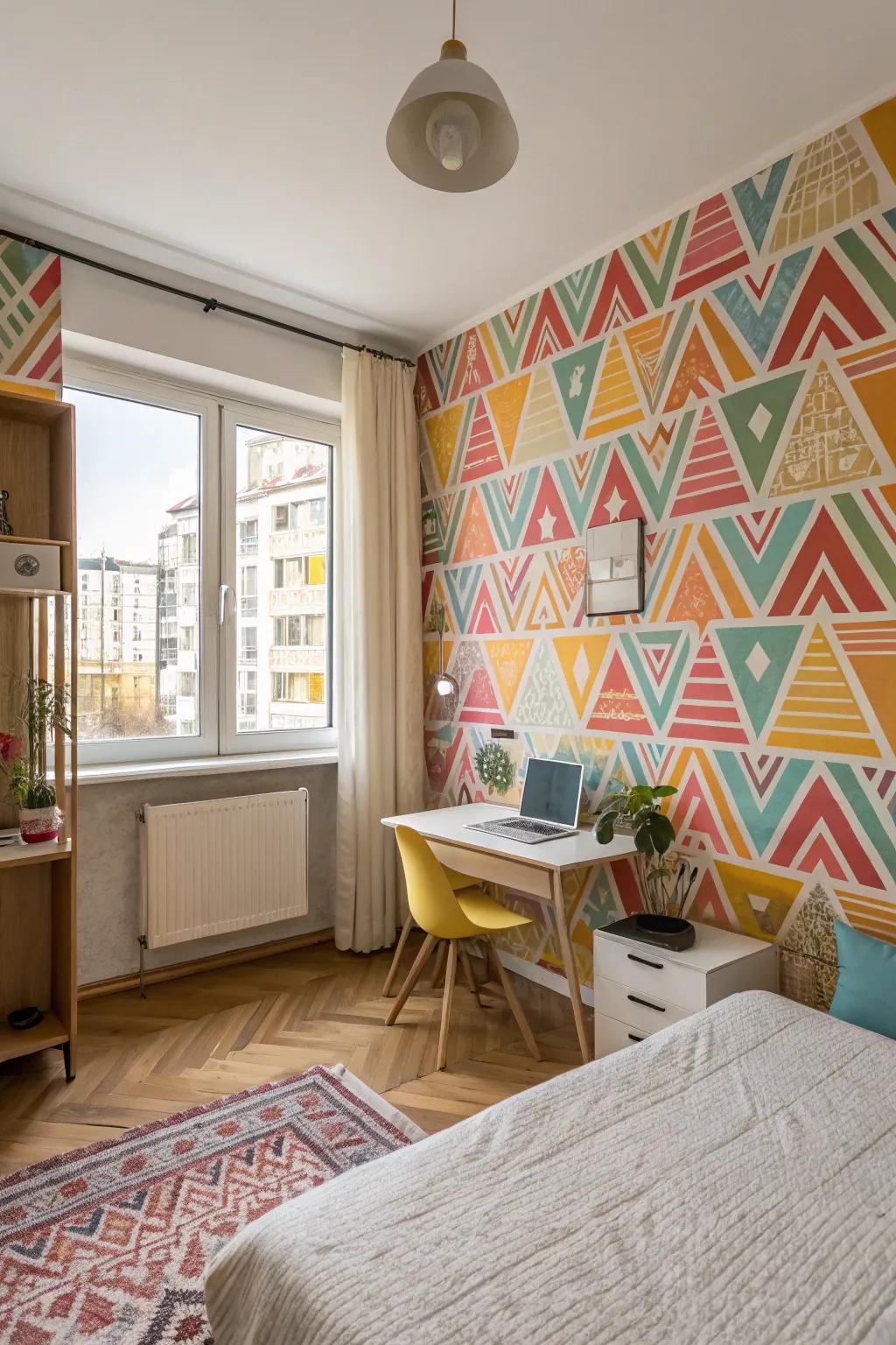Adaptable wallpaper lets you creatively express yourself without commitment.