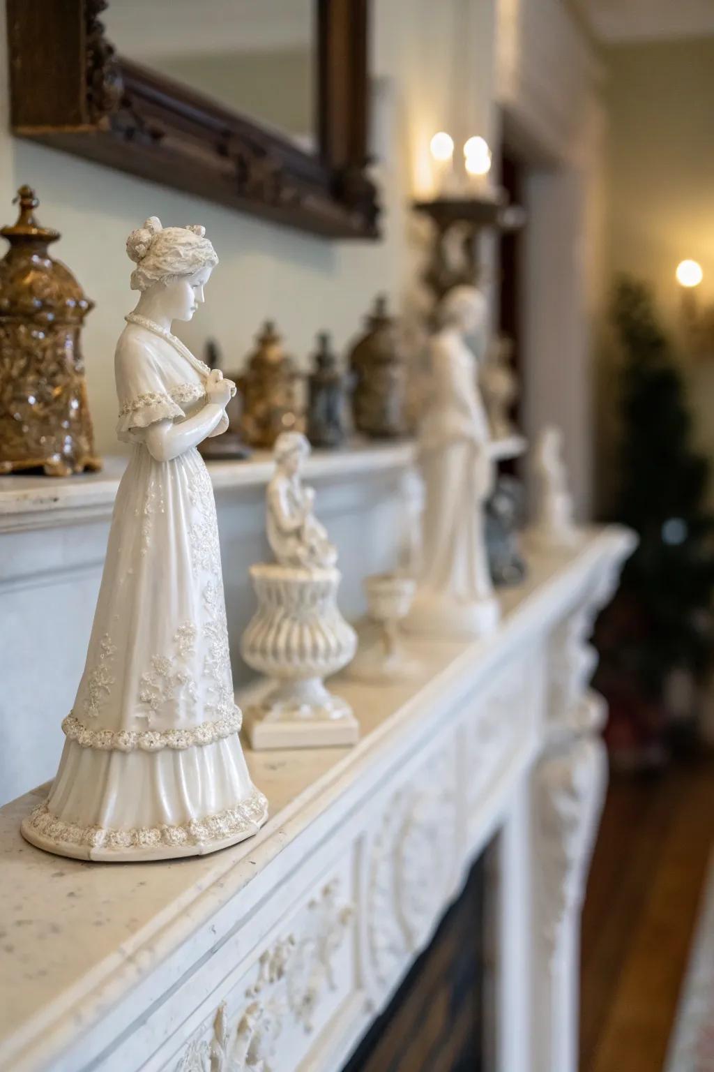 Ceramic figurines offering timeless elegance and cultural richness.
