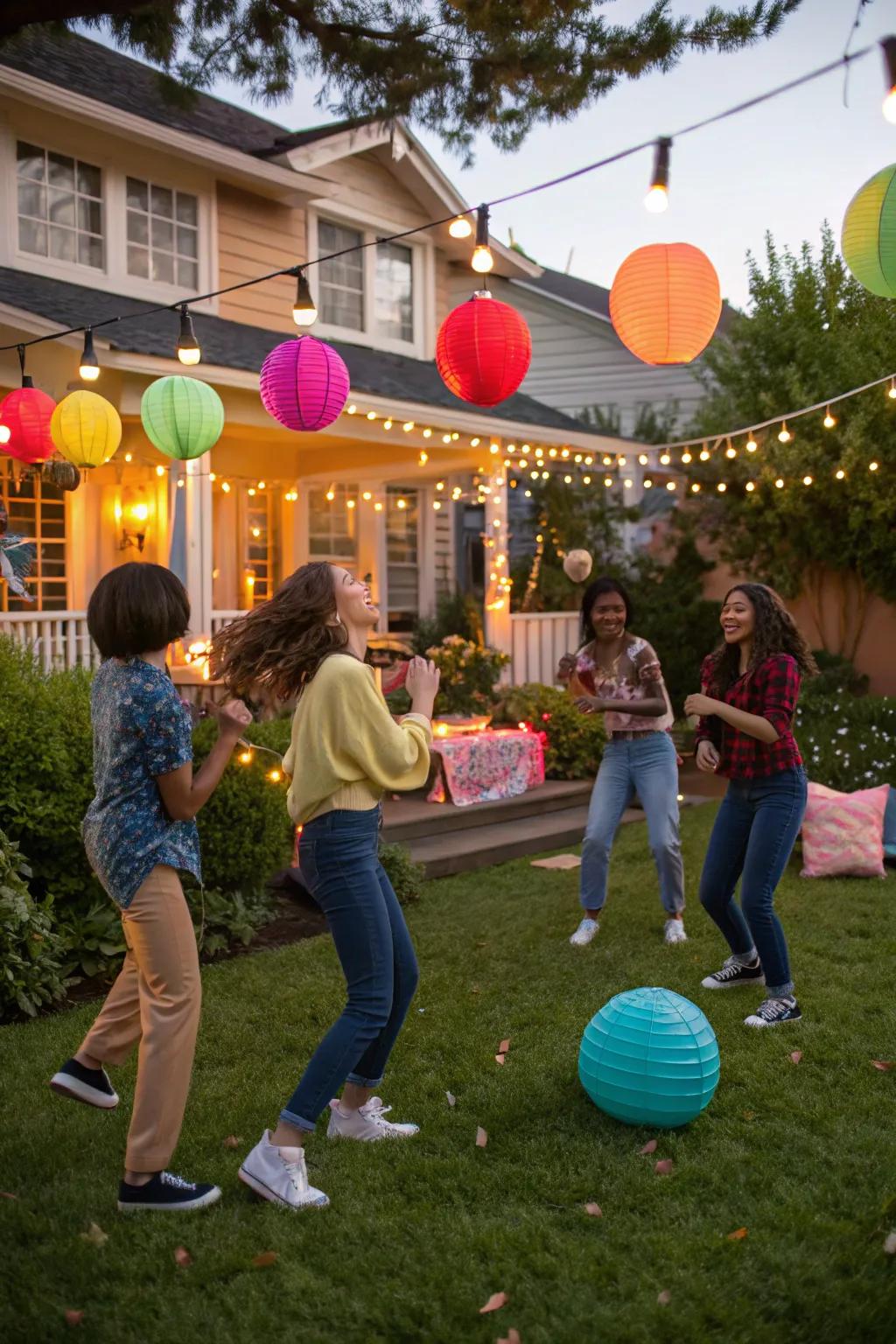 Teens dancing to a tailored Sweet 16 soundtrack.