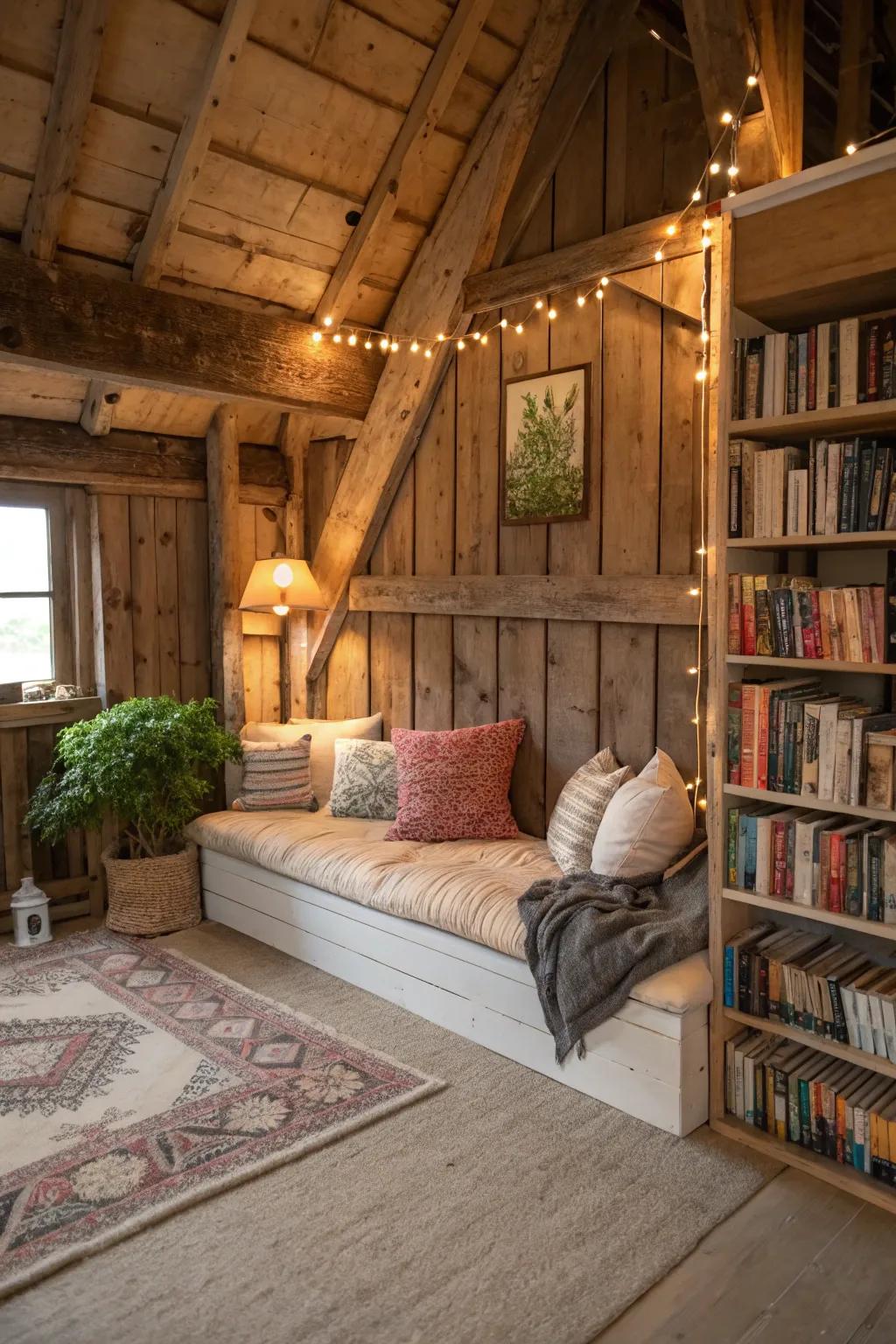 Loft spaces delivering creative and functional uses within barns.