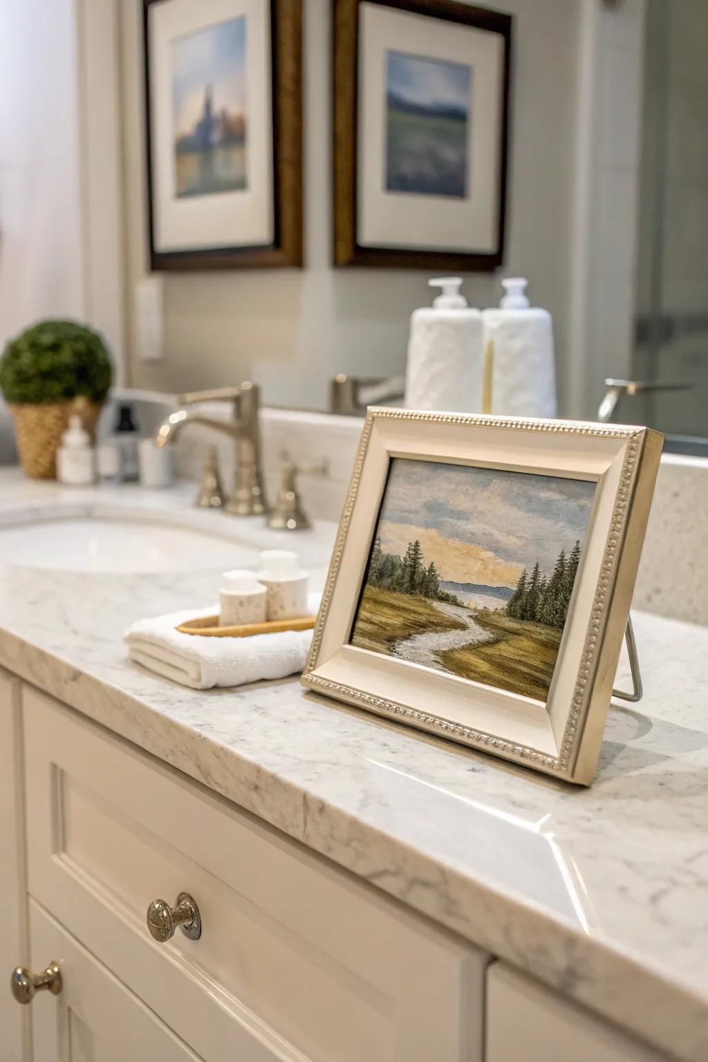 Treasured moments beautifully displayed with personalized art.