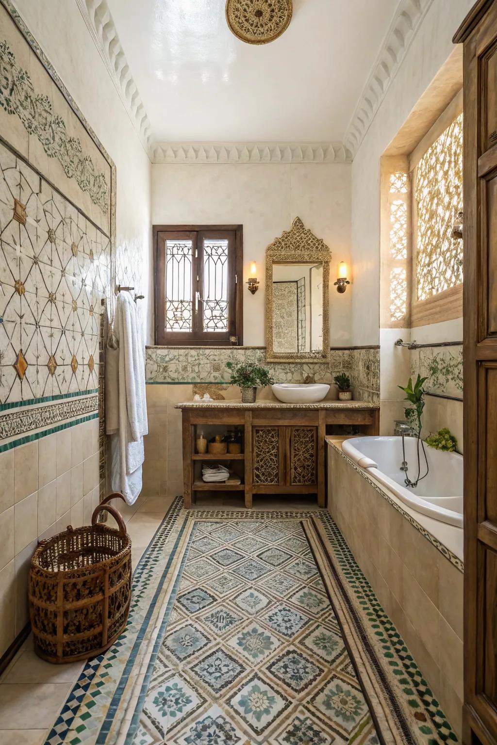 Appreciate unique beauty with artisanal surface.