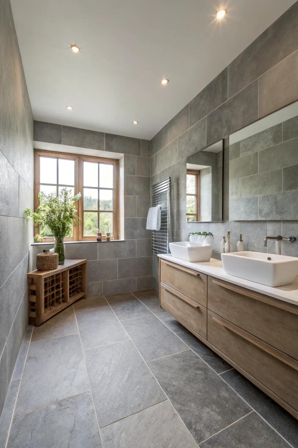 Streamlined and seamless through expansive-format coverings.