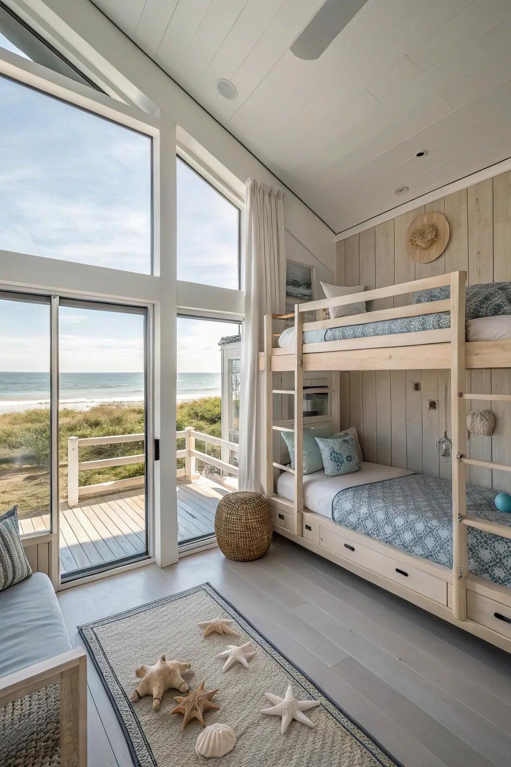 An open concept blueprint enhances communal living.