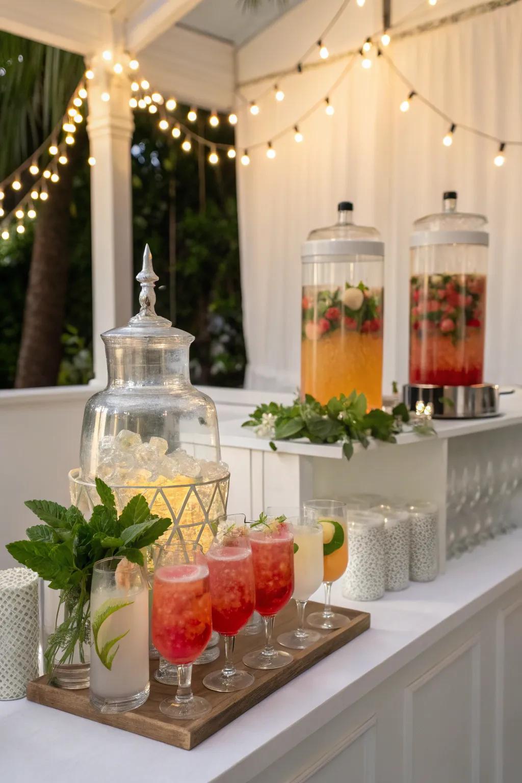 A subject drink kiosk embodies an immersion in itself.