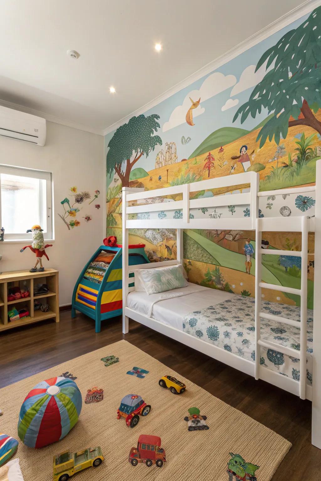 Wall murals infuse innovation and galvanization.