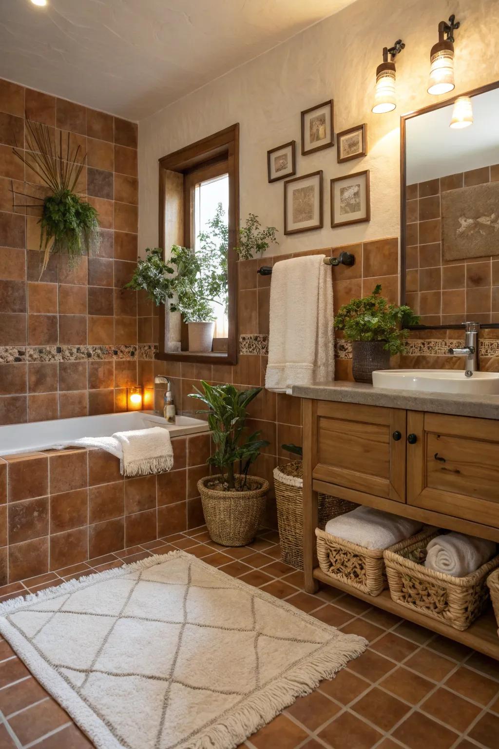 Personality and warmth in each tile.