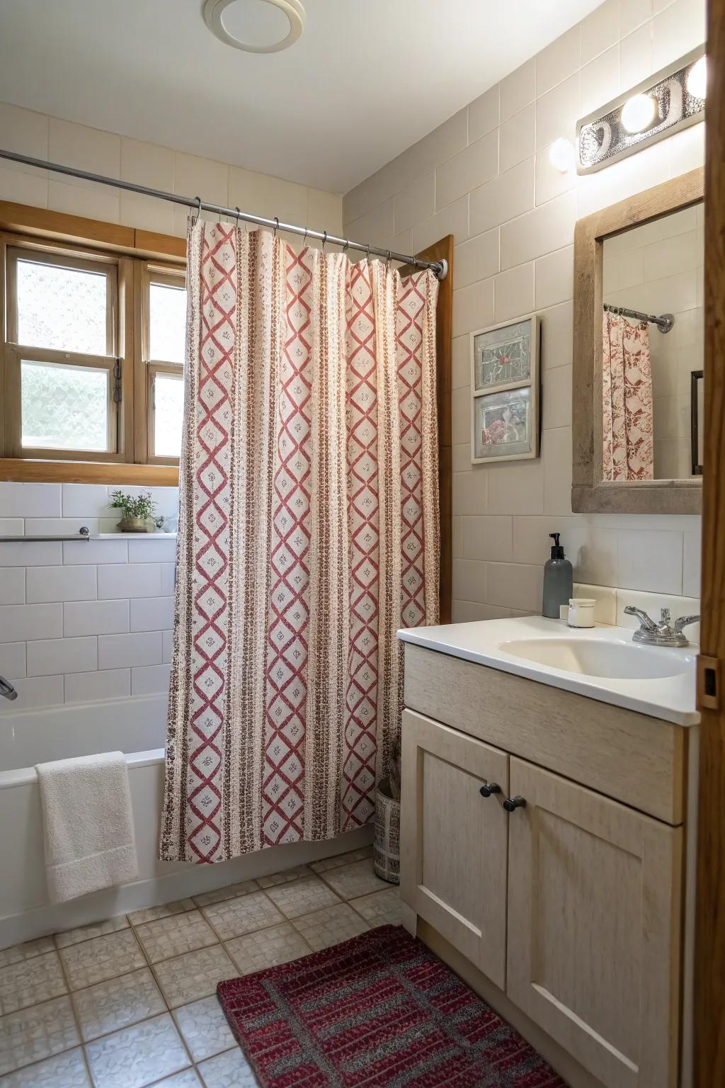 Drapes offer style and savings compared to glass doors.