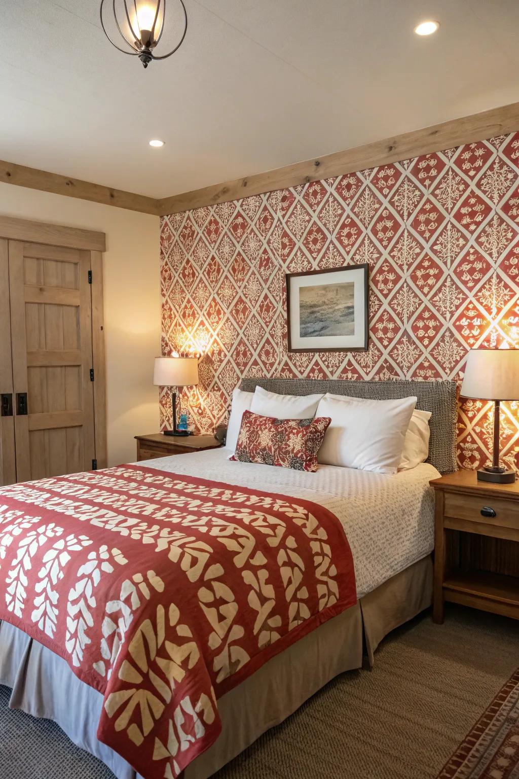 Pattern saturation for a vibrant appearance.