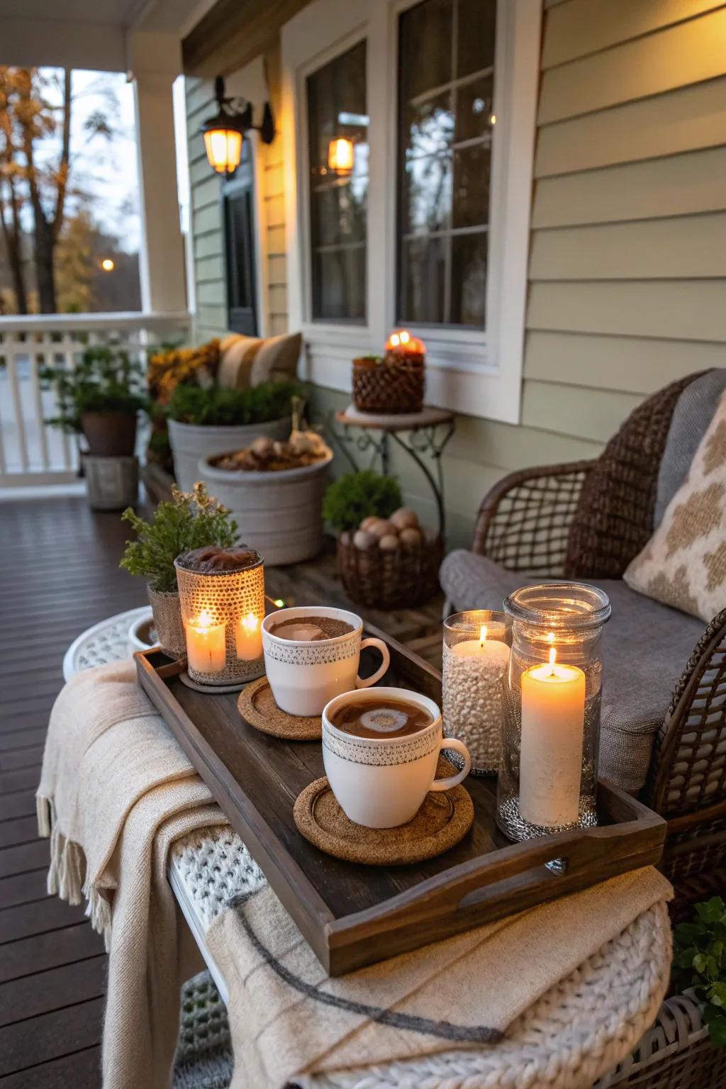 A comforting elixir post entices visitors to cozy up.