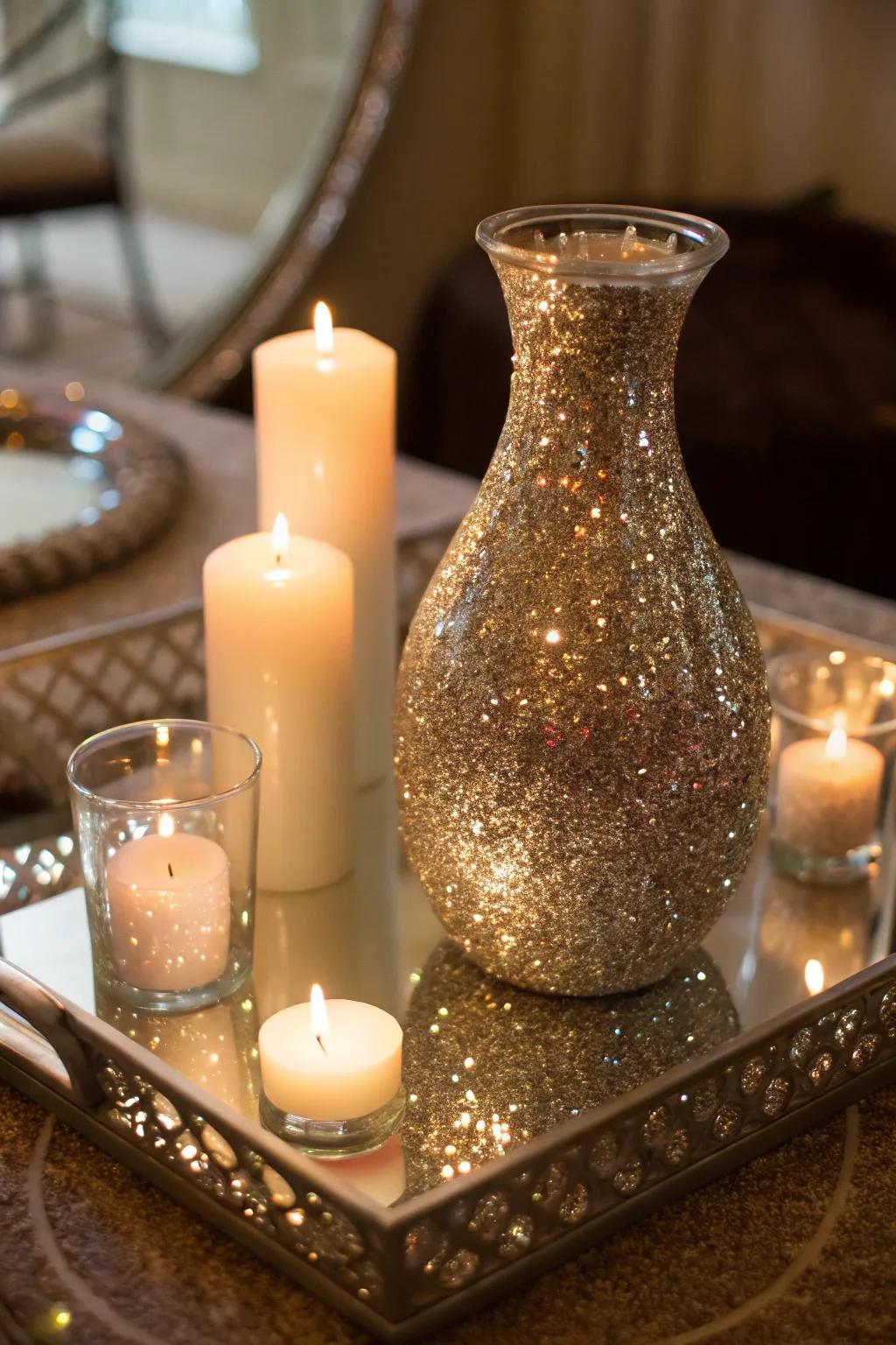 Sparkling shimmer: dazzle adds a touch of glamour to any setting.
