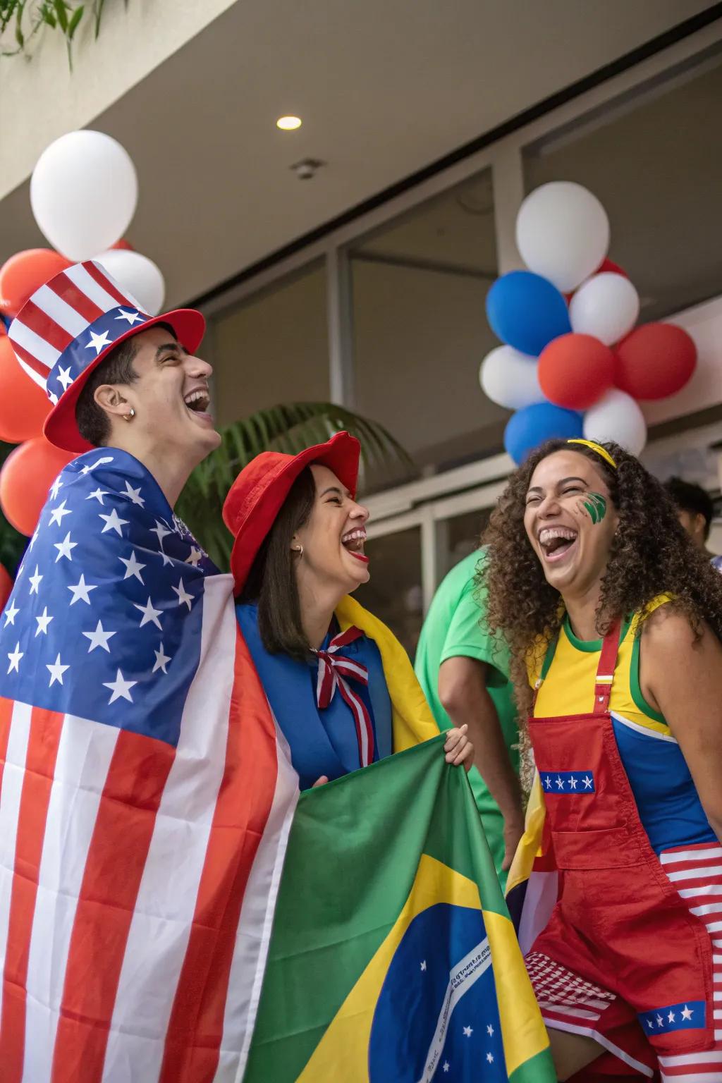 Garb adds a cheerful feel to the celebration.