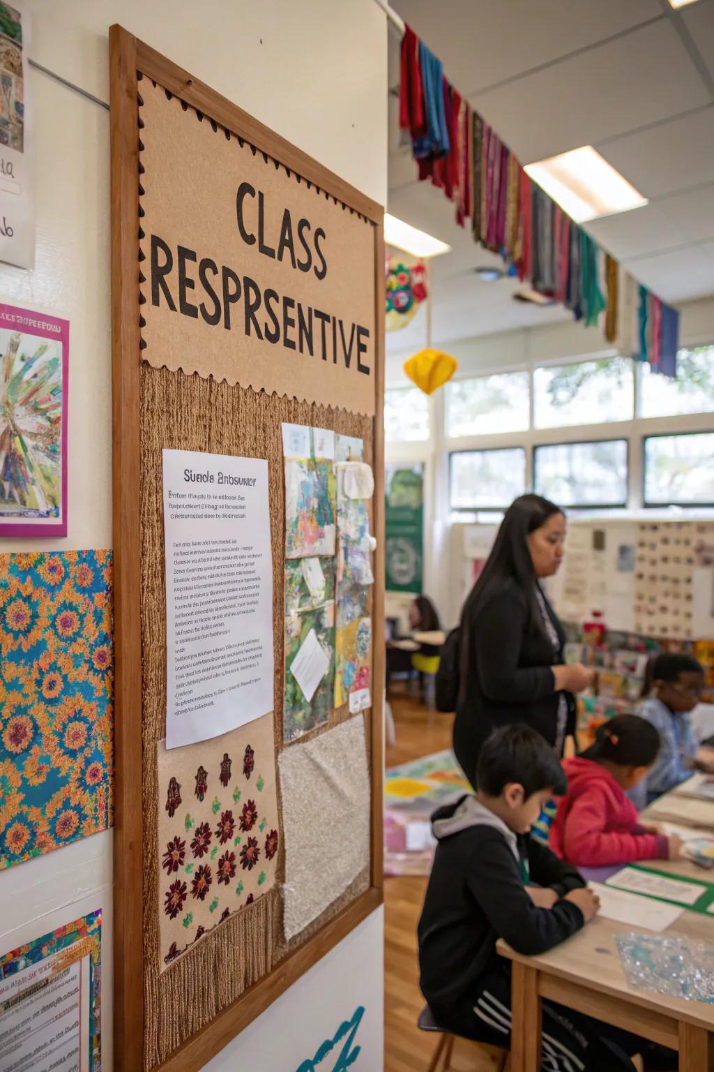 Unique materials add a distinctive flair to a poster.