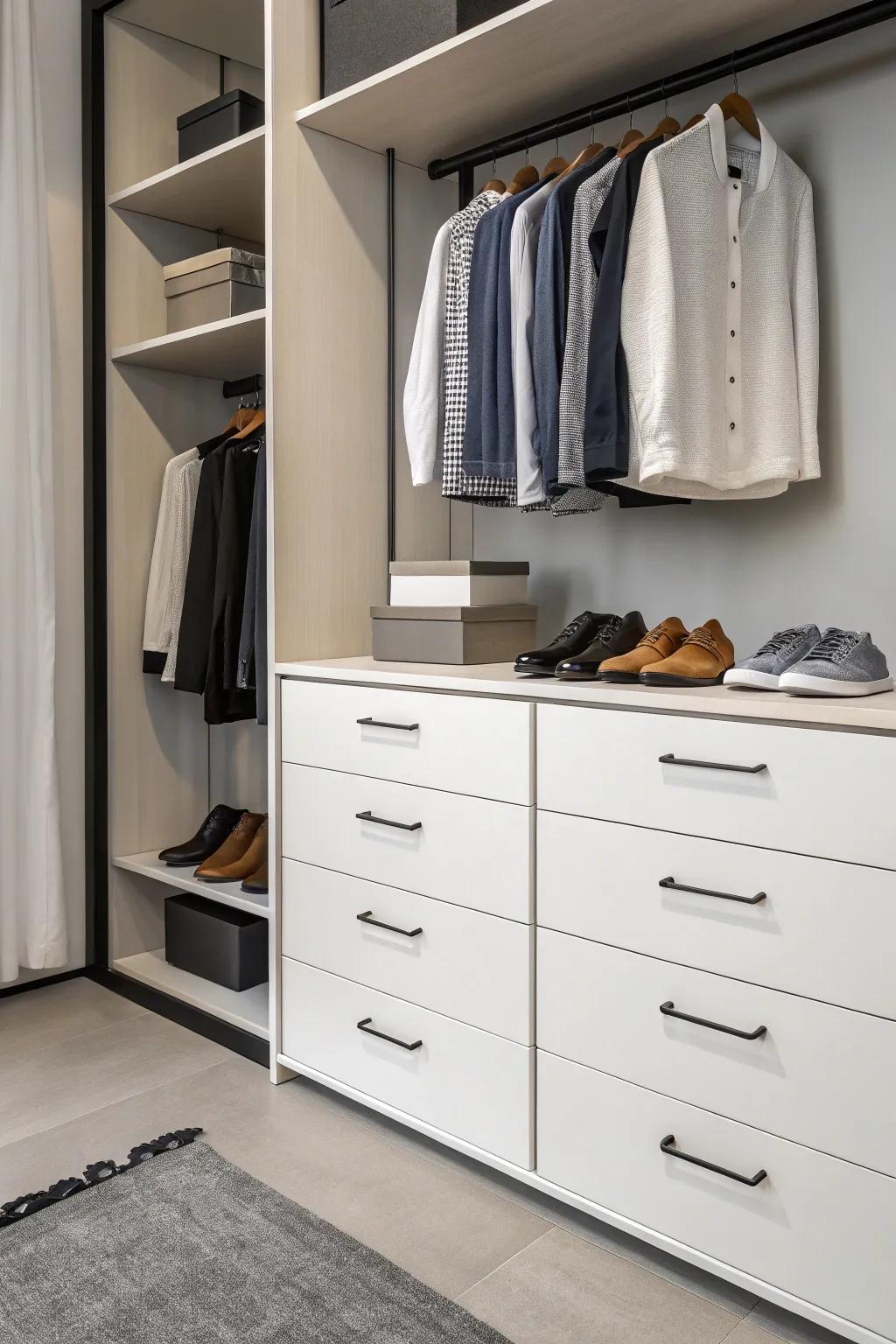 A minimalist design enhances modern simplicity.