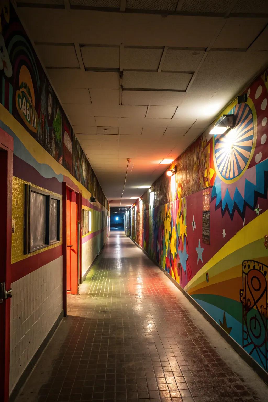Strategic illumination can enhance the disposition of your corridor.