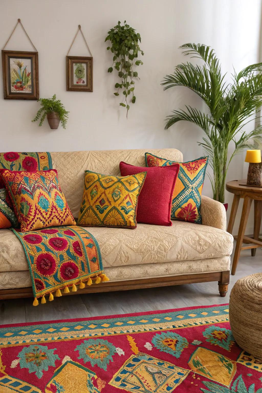 New cushion wraps offer a quick and effective décor update.