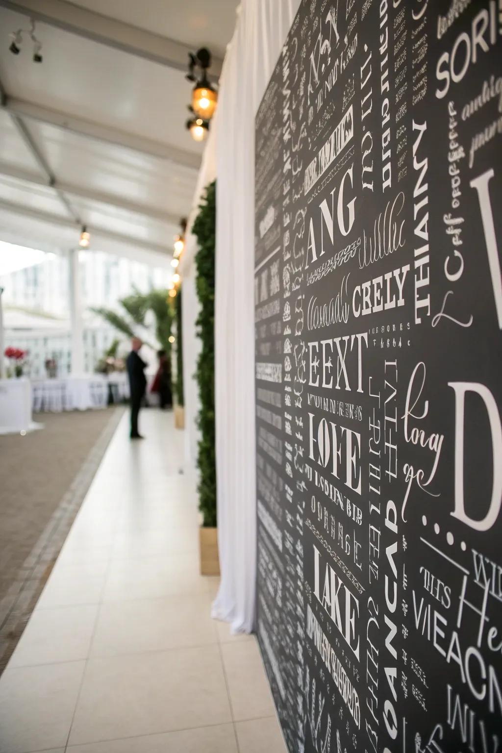 A classic and sophisticated monochrome display