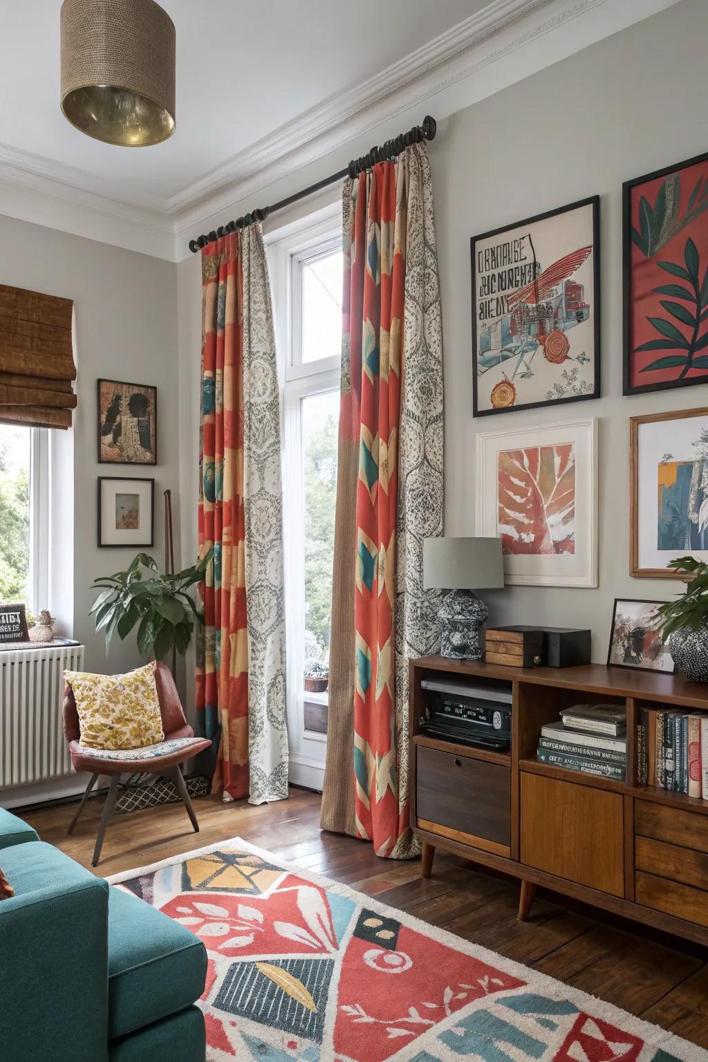 Art-inspired imprints bring a gallery-esque atmosphere to your cherished home.