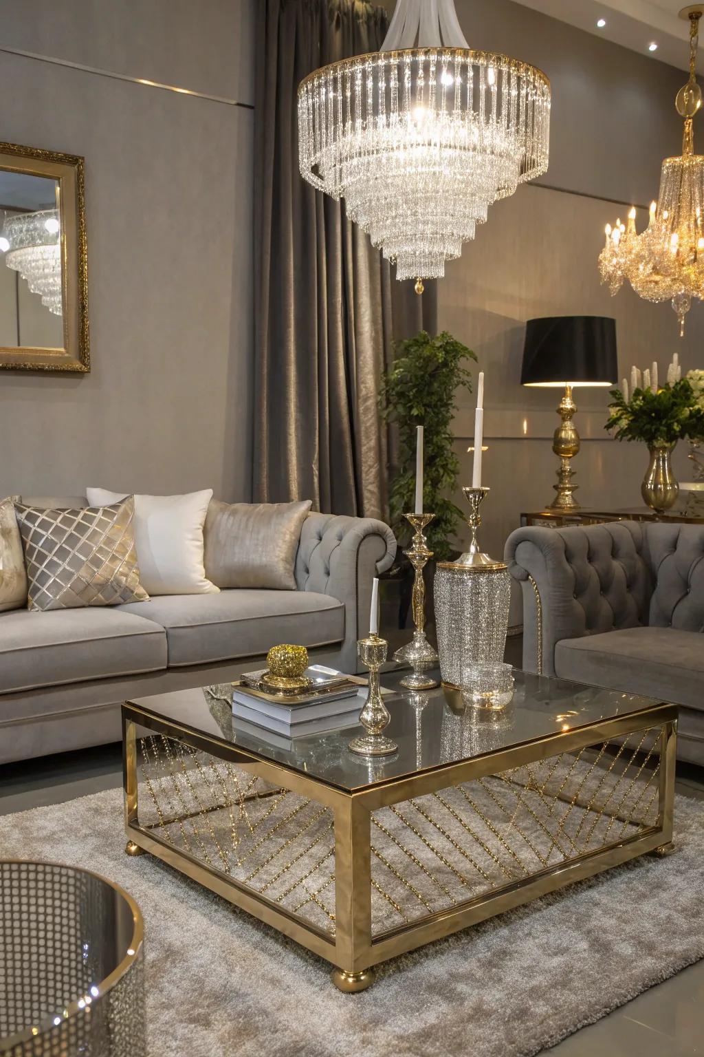 A touch of luxury injects sparkle and elegance.