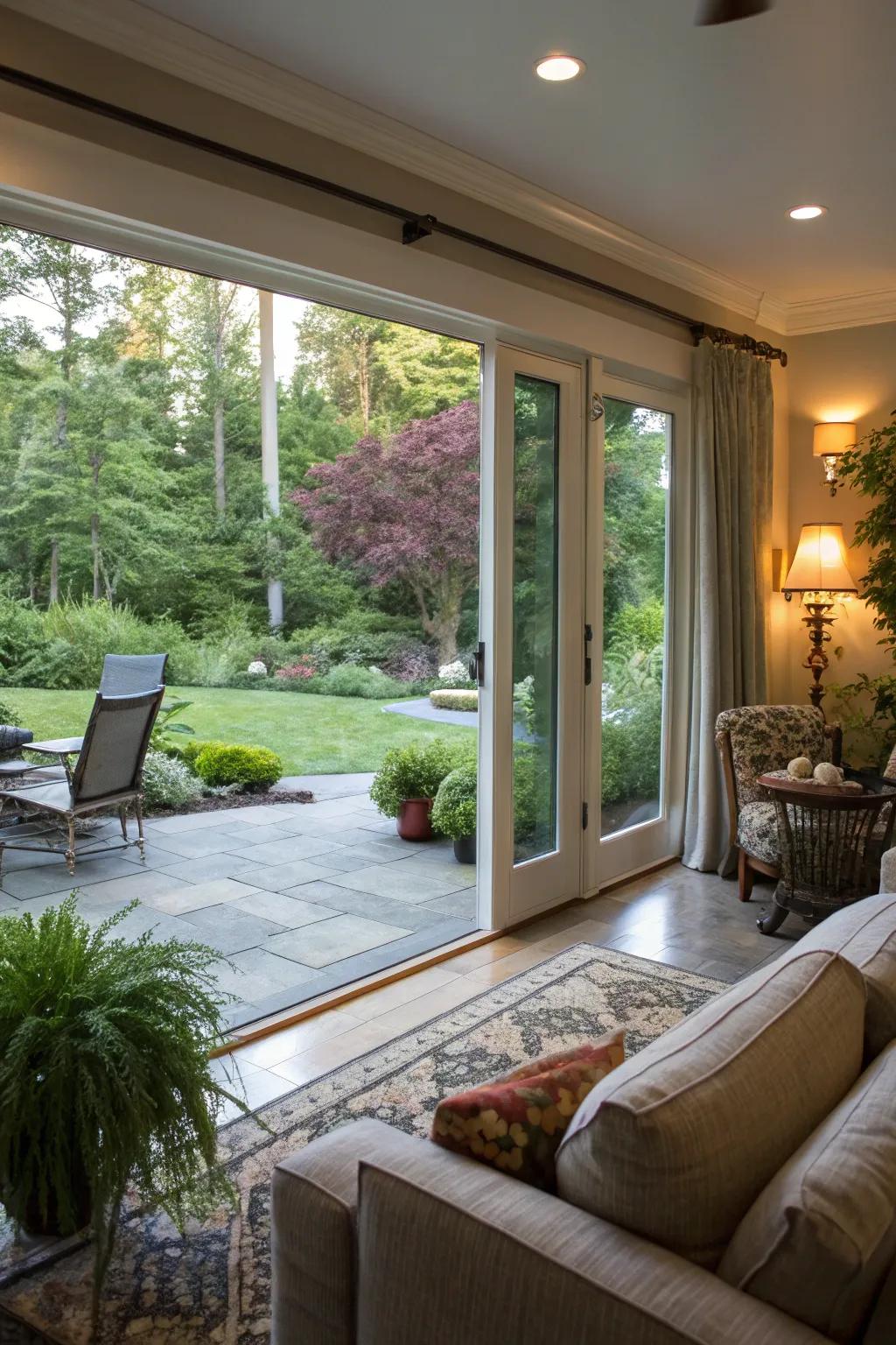 A seamless merge of interior and exterior spaces for a rejuvenating living experience.