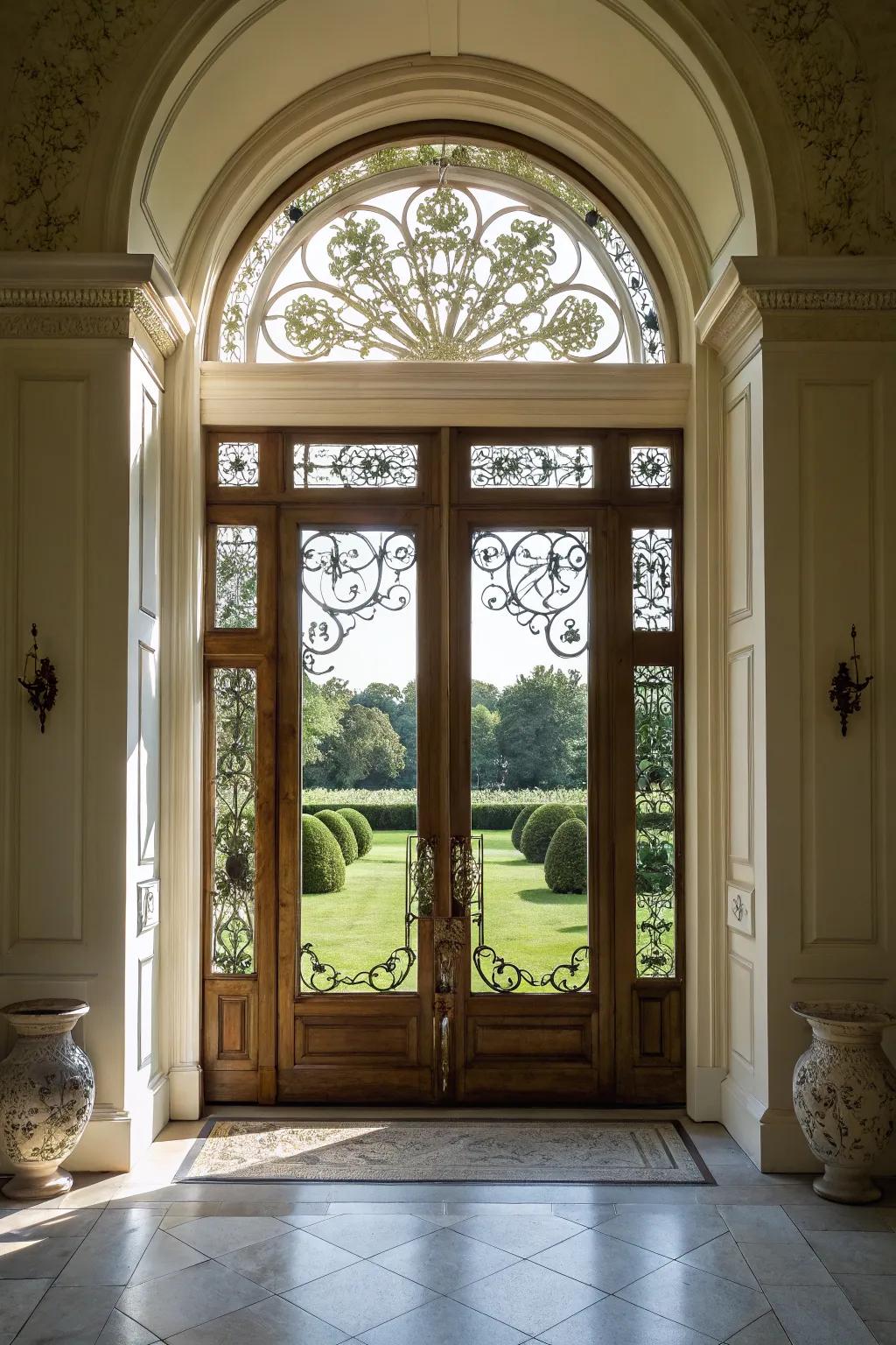 Welcome natural light to your doorway.