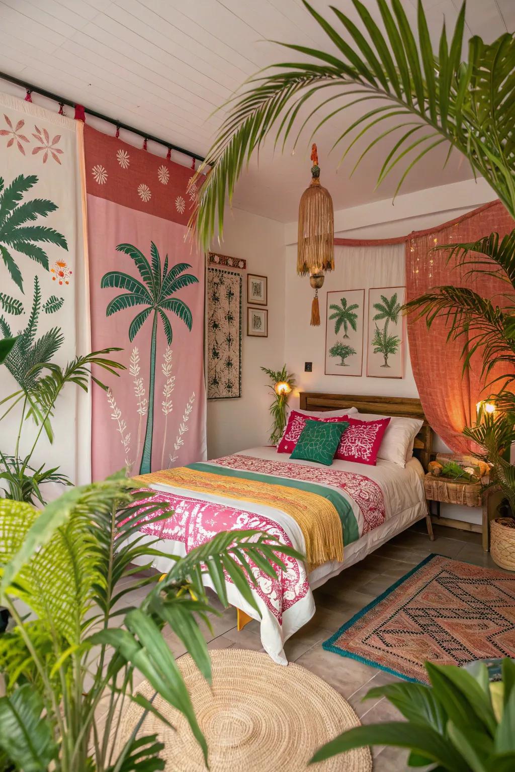 A tropical getaway that simulates a permanent vacation.