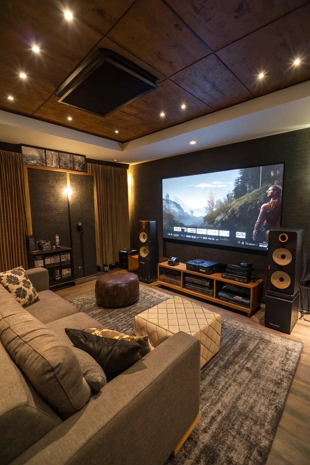 Surrounding sounds fashion an immersive gaming atmosphere.