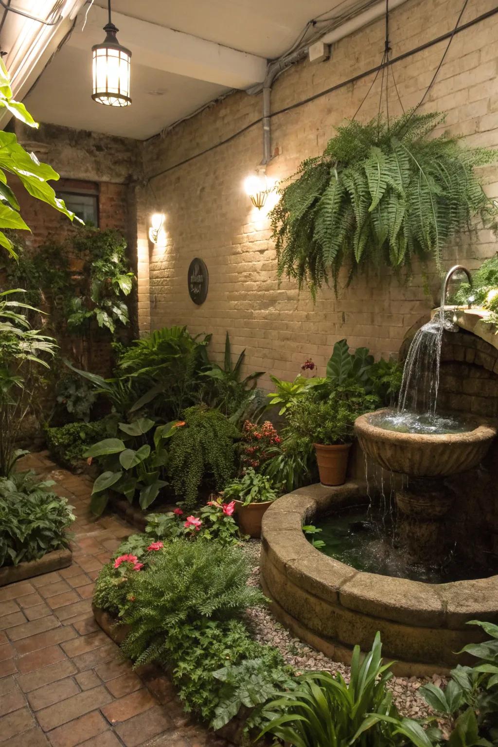 Rejuvenate with a touch of nature in your basement.