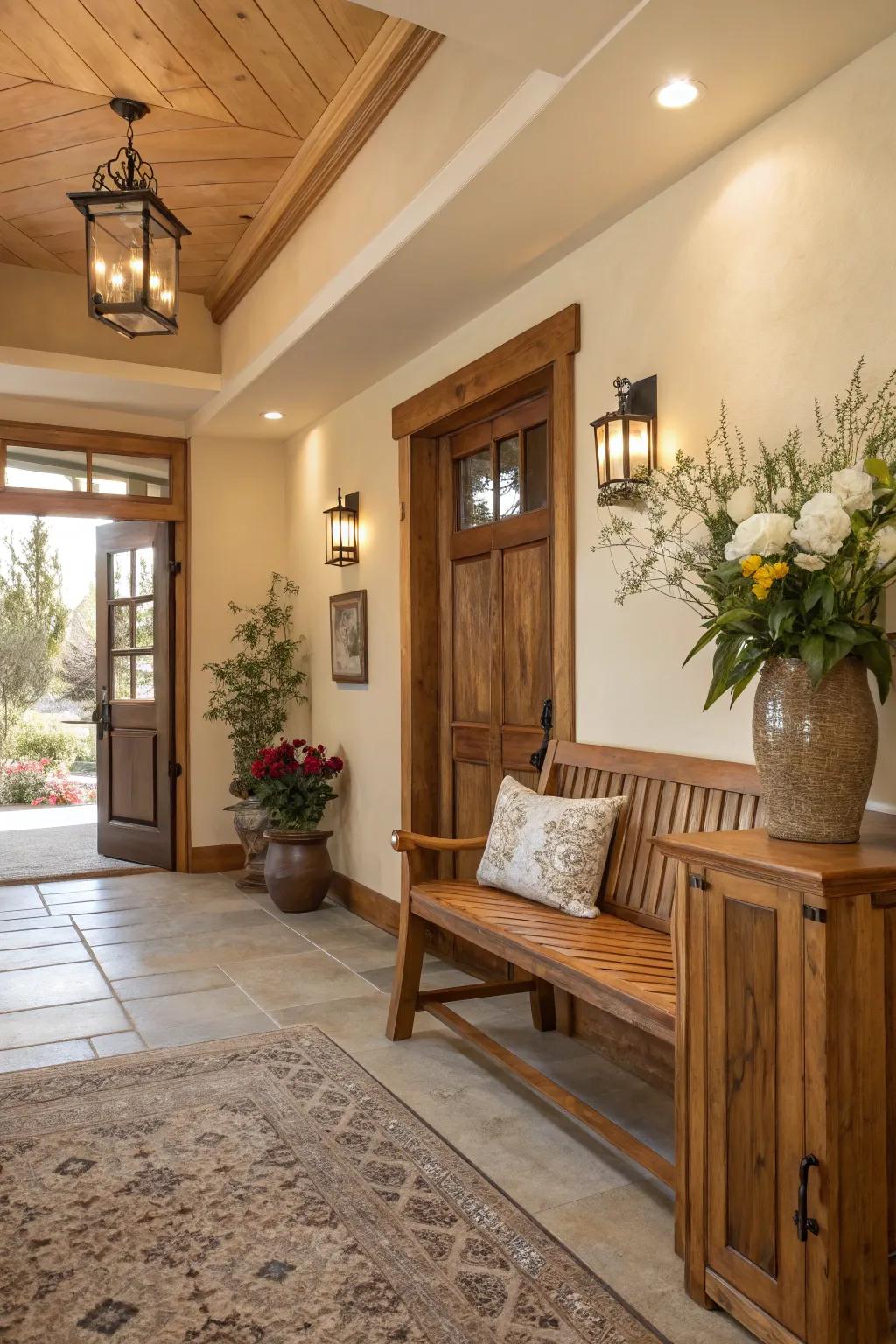 Invite warmth with mellow lotion tones.