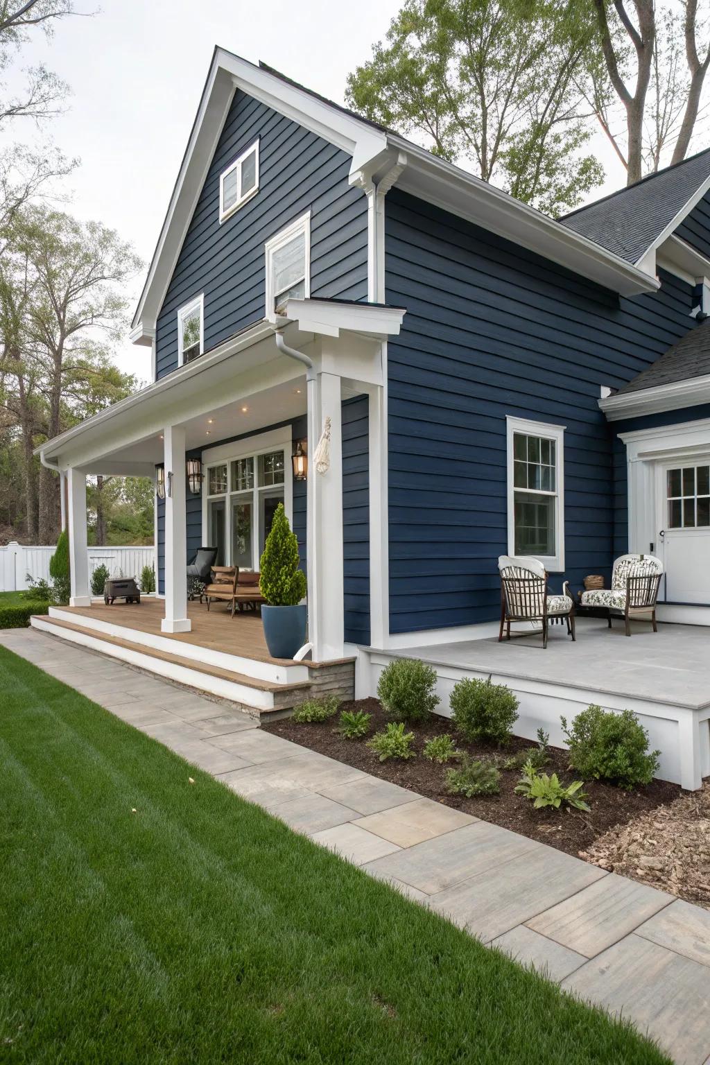 Fighting shades make a strong and dramatic statement.