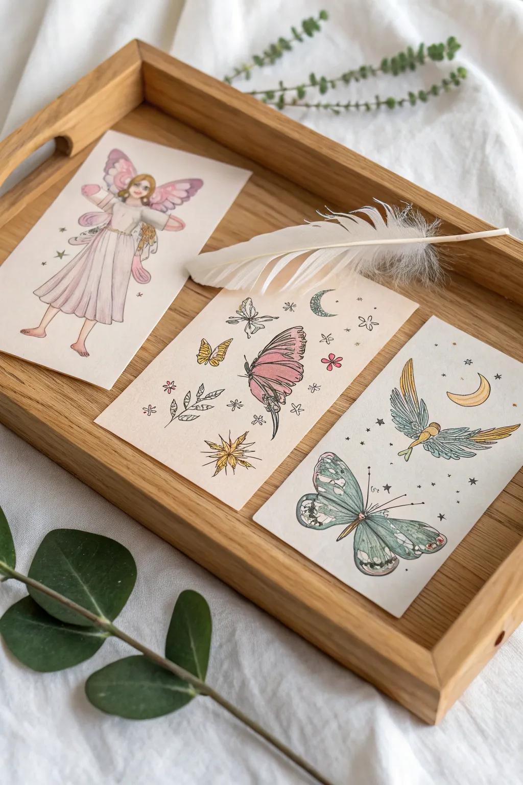 Unleash your inner fairy with these enchanting momentary marks, perfect for adding a touch of magic to any gathering.