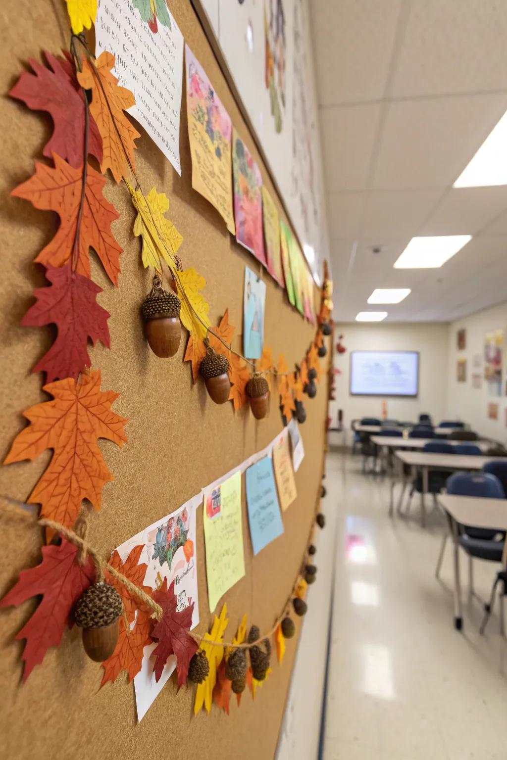 Autumnal Festivities Garland conveys a celebratory esprit to any alcove.