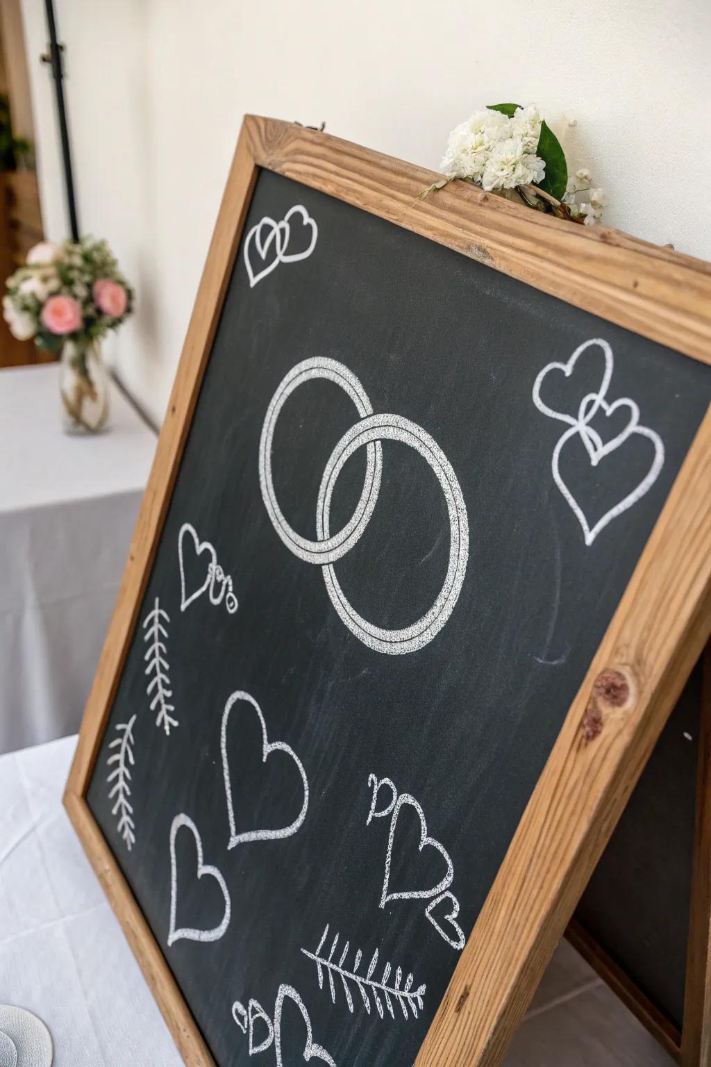 Elegance in simplicity through affection glyphs.