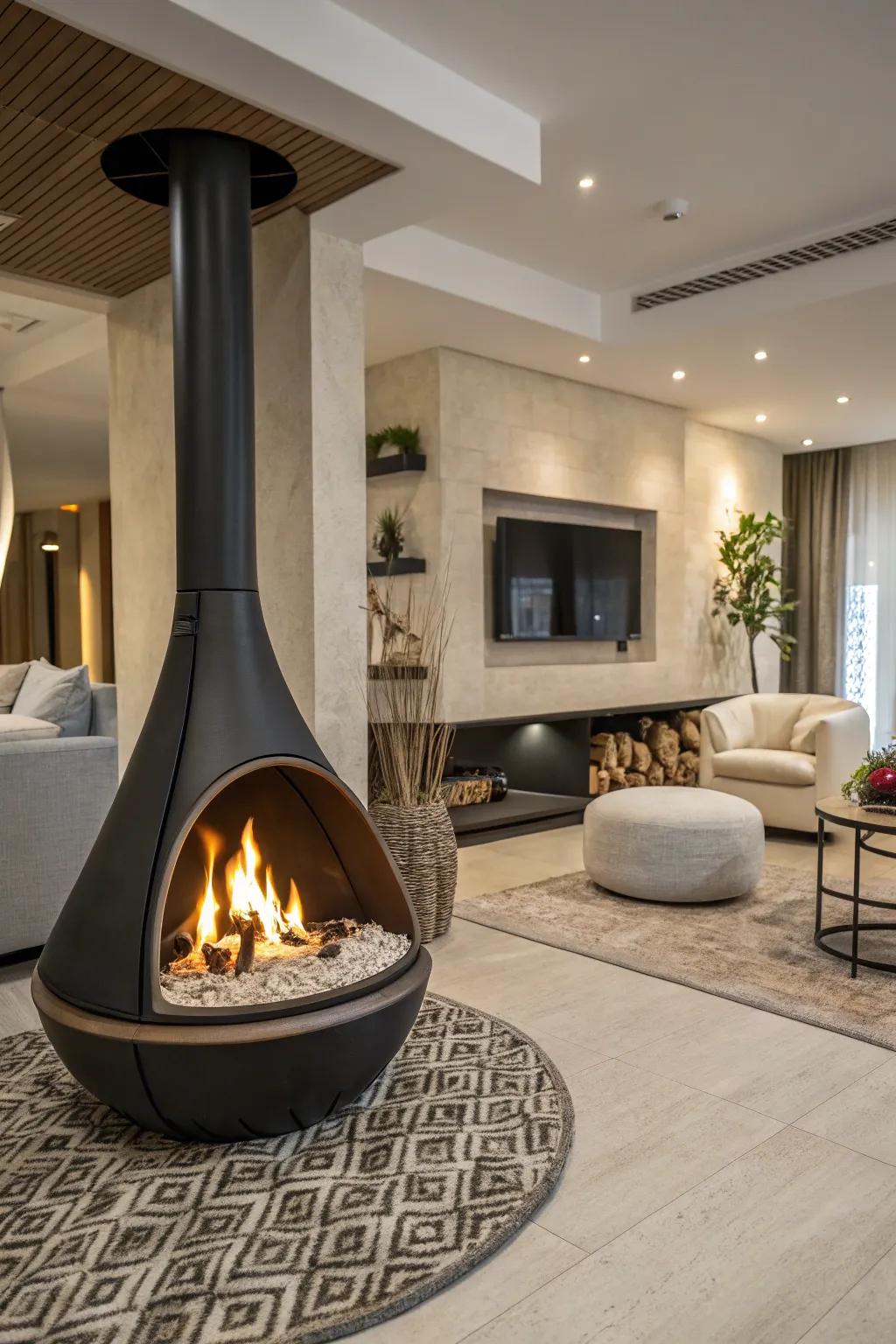 Discover the flexibility of a bioethanol fireplace.