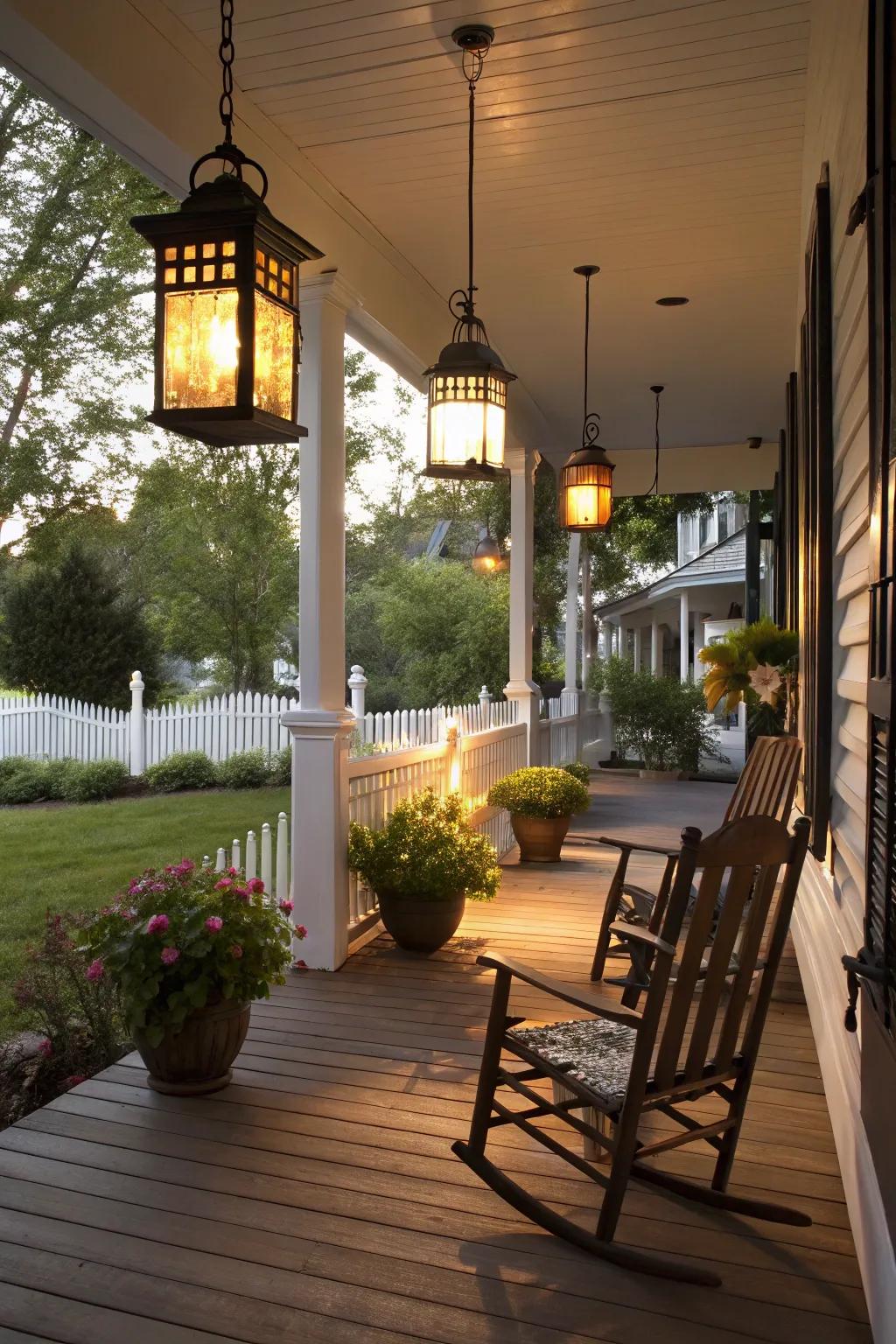 Sconces append warmth and charm.