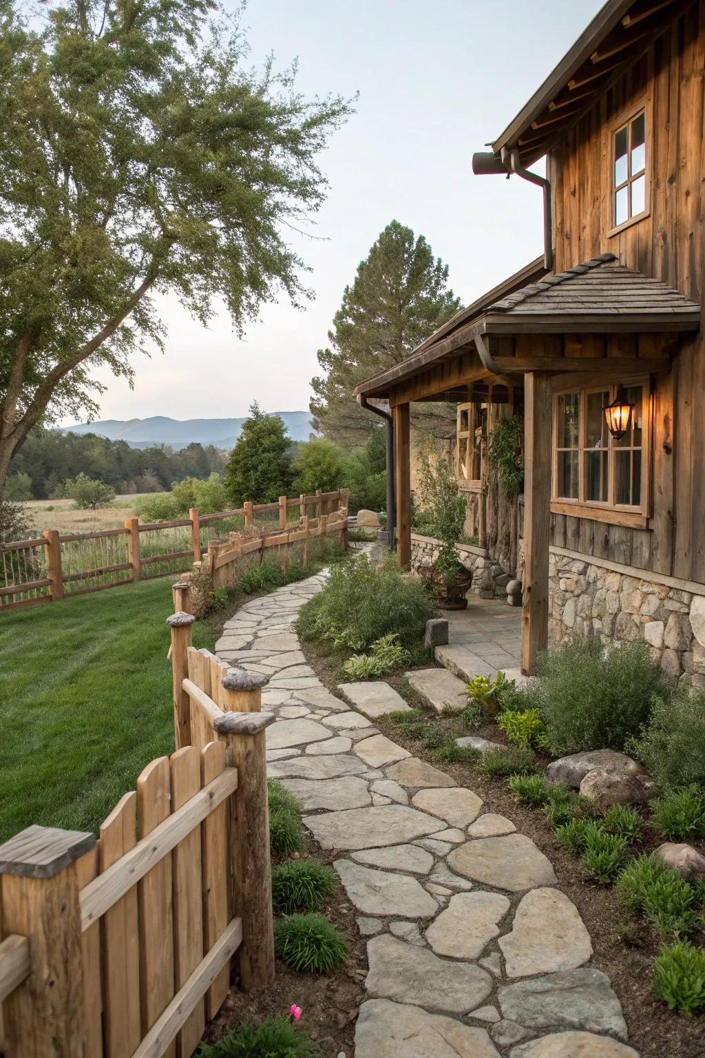 Warmth and character, spun from rustic materials.