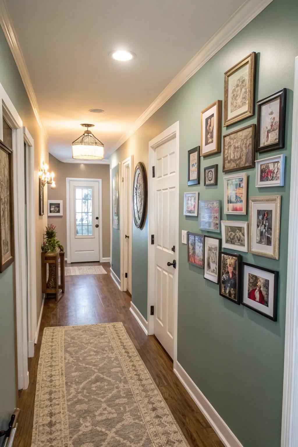 Change your corridor into an aesthetic journey.