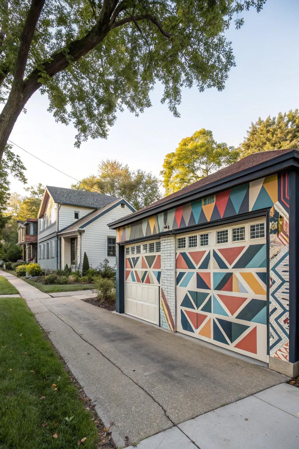 An artistic frontage transforms the ordinary into extraordinary.