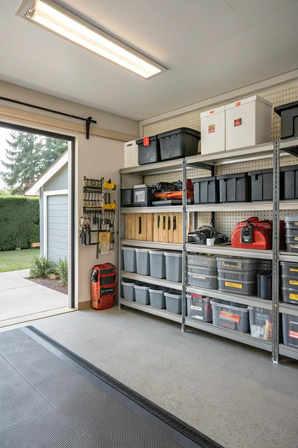 Pull-out systems provide easy access and keep your storage organized.