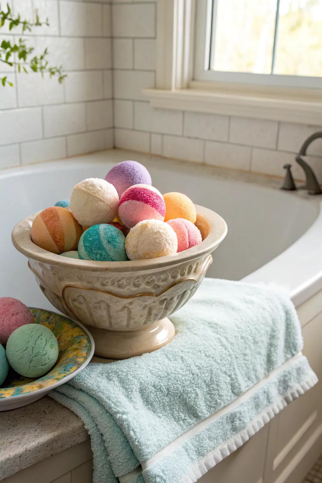 Tank bubblers transform a simple bath into a relaxing retreat.